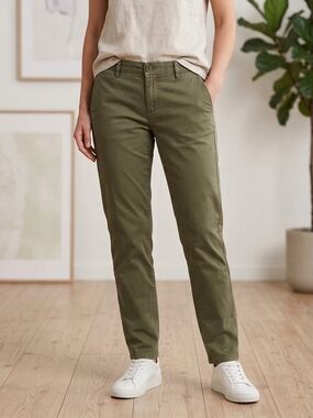 Van Classic Women's Green Straight-Leg Jeans